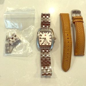 Michele Mini Urban watch  & extra strap. No links